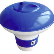 floating chemical dispenser for swimming pools